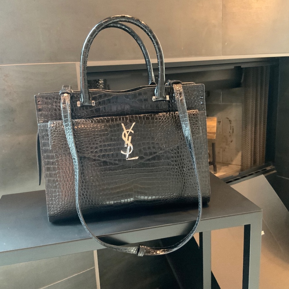 Saint Laurent (YSL) Black Uptown bag